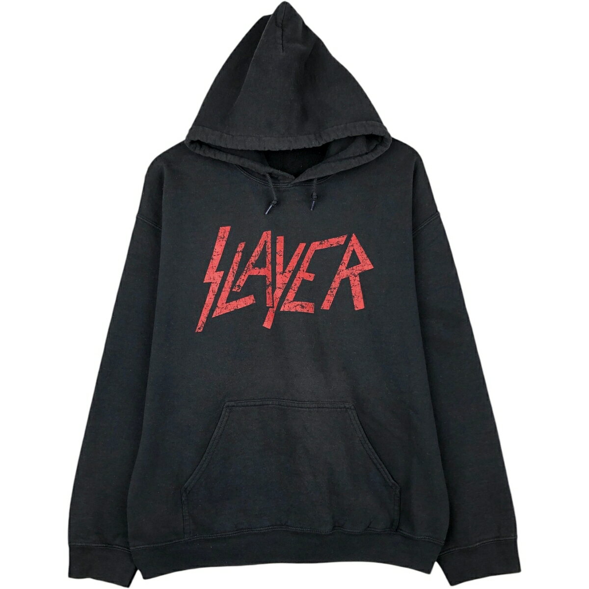 古着 ギルダン GILDAN SLAYER スレイヤー ドクロ柄 スカル柄 バンド スウェットプルオーバーパーカー メンズL相当 /eaa652319 【中古】 【260620】