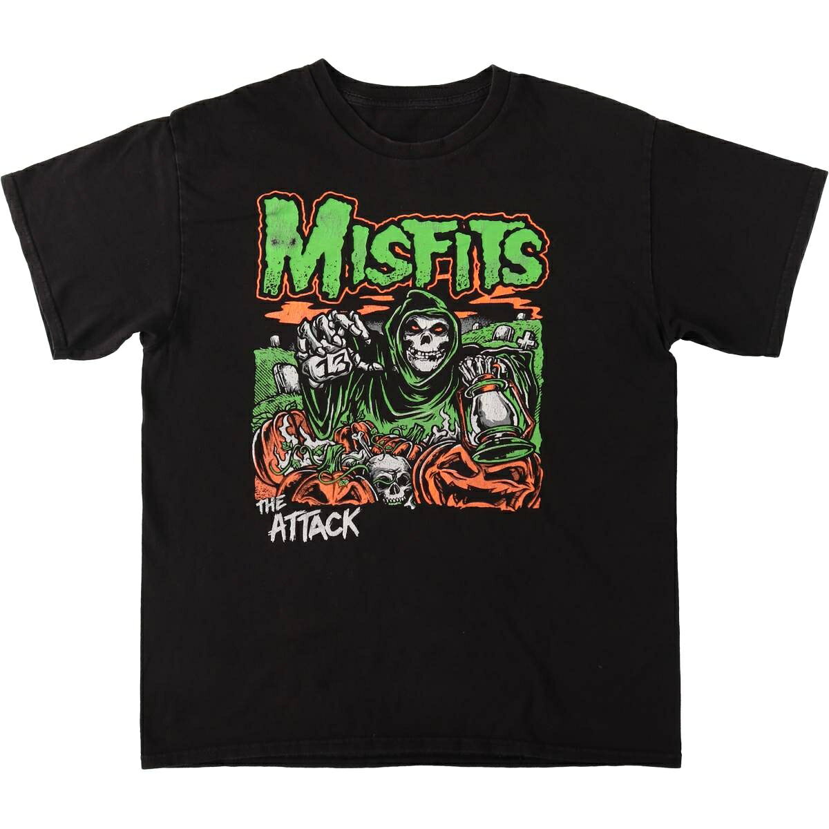 古着 MISFITS ミスフィッツ ドクロ柄 スカル柄 バンドTシャツ バンT メンズXL相当 /eaa652533 【中古】 【260622】