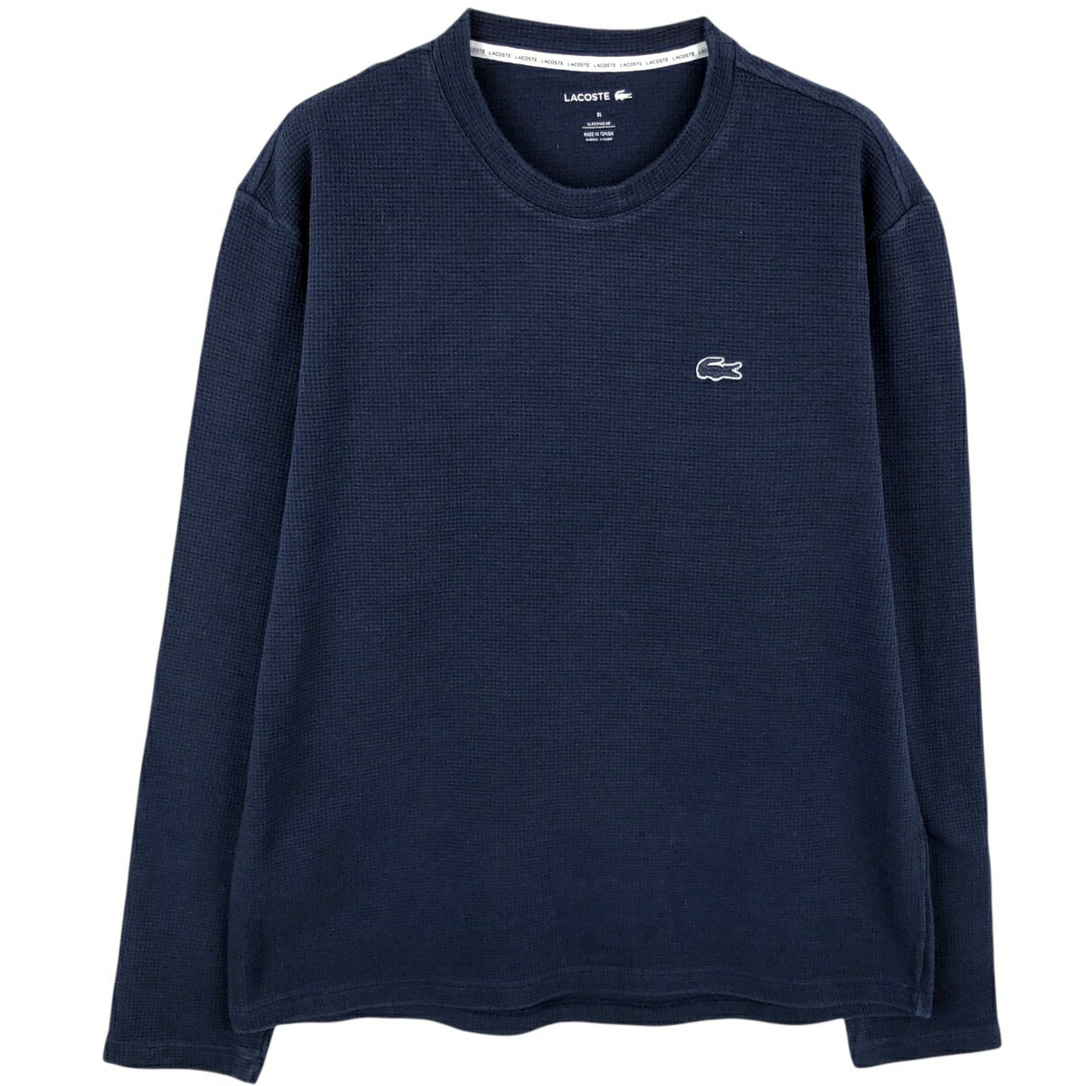 古着 ラコステ LACOSTE SLEEPWEAR サーマルロンT ワッフル メンズXL相当 /eaa65294...