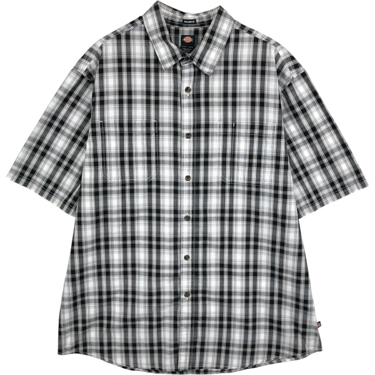 樂天商城 - 古着 ディッキーズ Dickies Relaxed Fit 半袖 ワークシャツ メンズL相当 /eaa653014 【中古】 【260620】