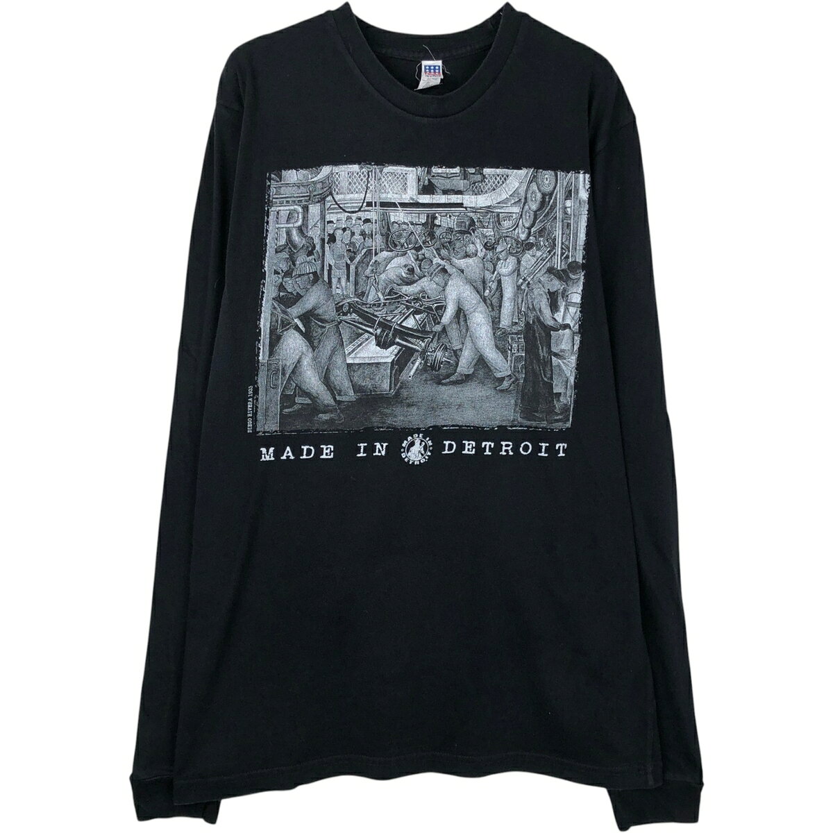 古着 Royal apparel PT TECH アドバダイジング ロングTシャツ ロンT USA製 メンズM相当 ヴィンテージ /eaa653243  