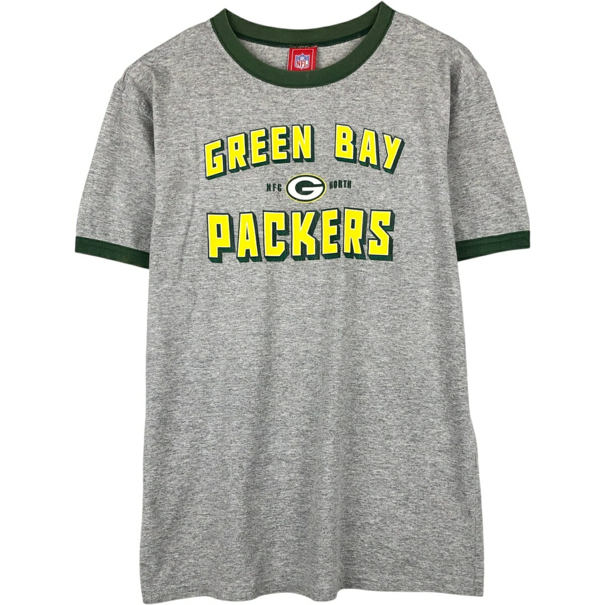 古着 NFL GREEN BAY PACKERS グリーンベイパッカーズ リンガーTシャツ メンズXL相当 /eaa653380  