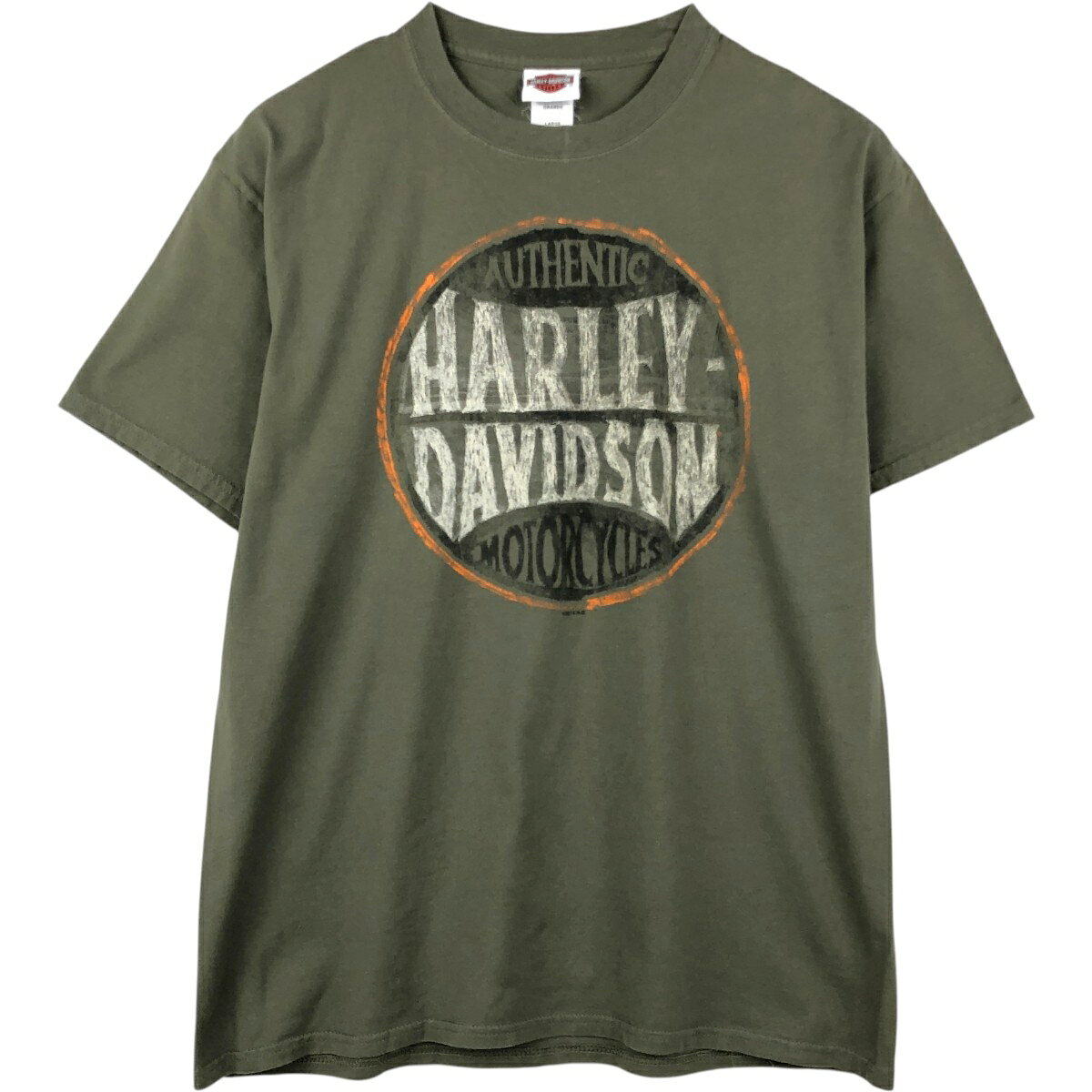 楽天市場】ハーレーダビッドソン Tシャツ（カラーカーキグリーン）の通販
