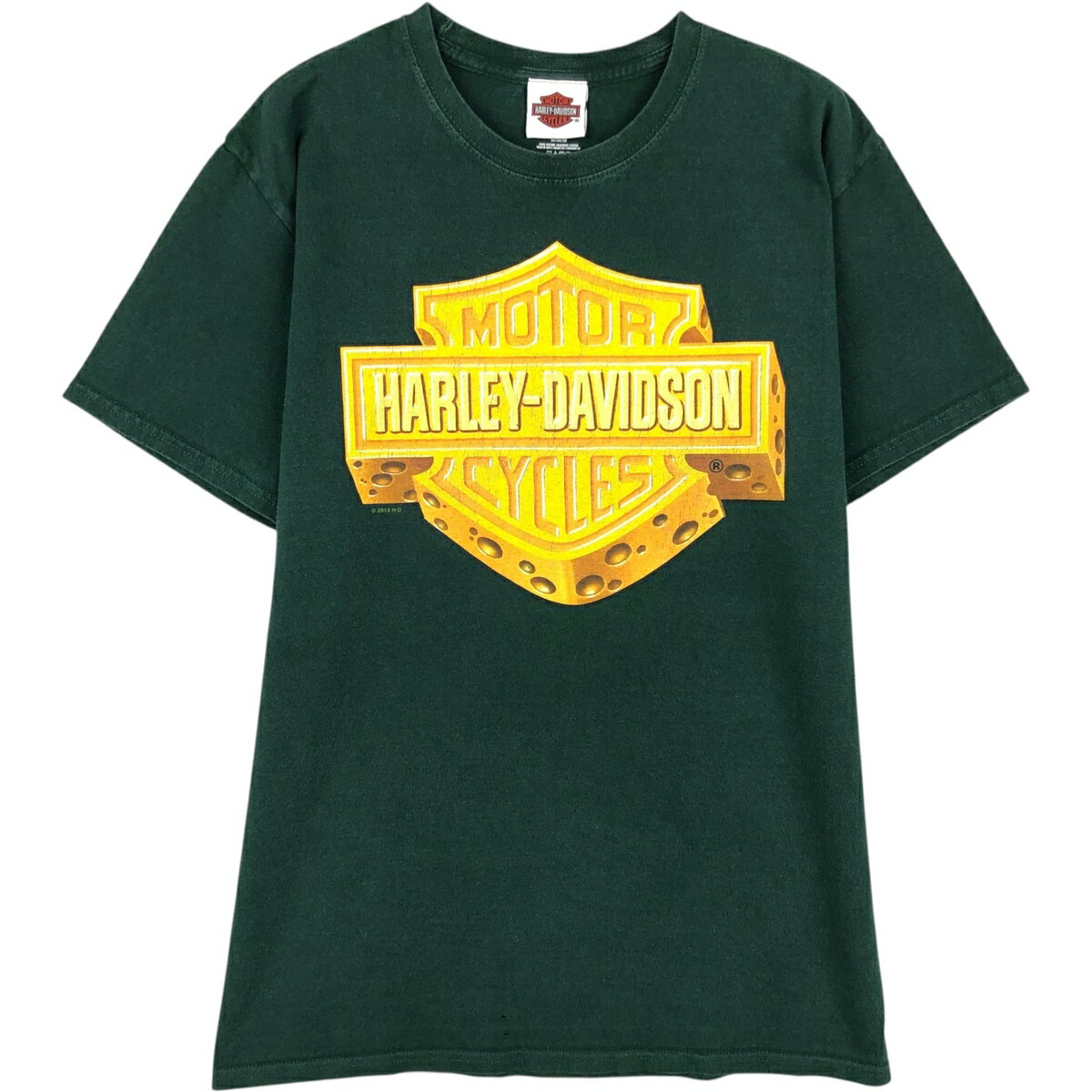 古着 ヘインズ Hanes TAGLESS Harley-Davidson ハーレーダビッドソン モーターサイクル バイクTシャツ メンズM相当 /eaa653692  