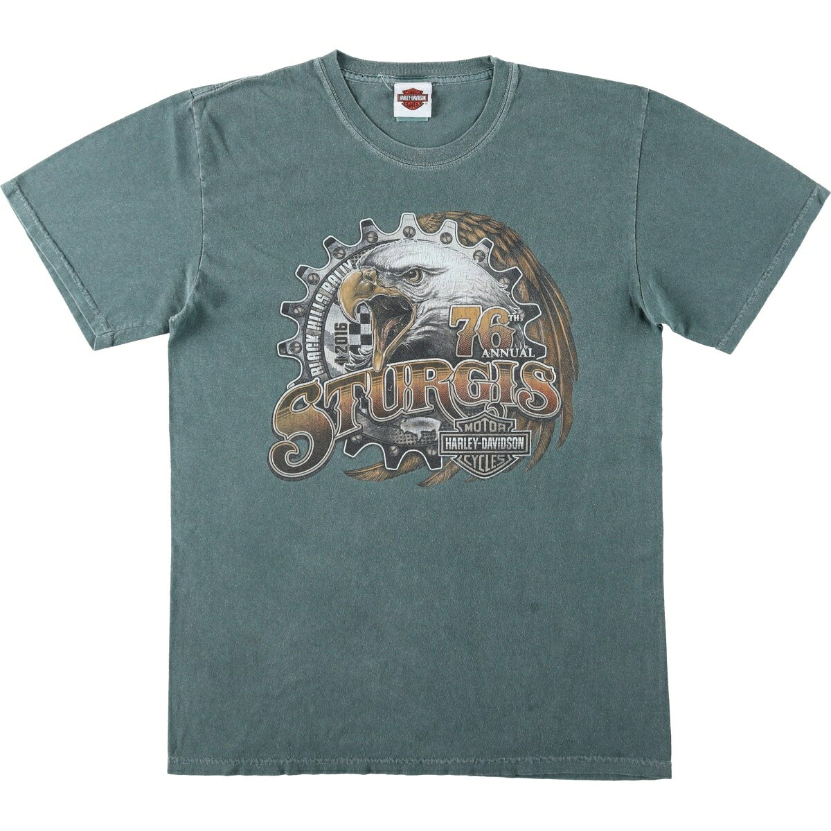 楽天市場】ハーレーダビッドソン tシャツ（カラーブルー）（Tシャツ