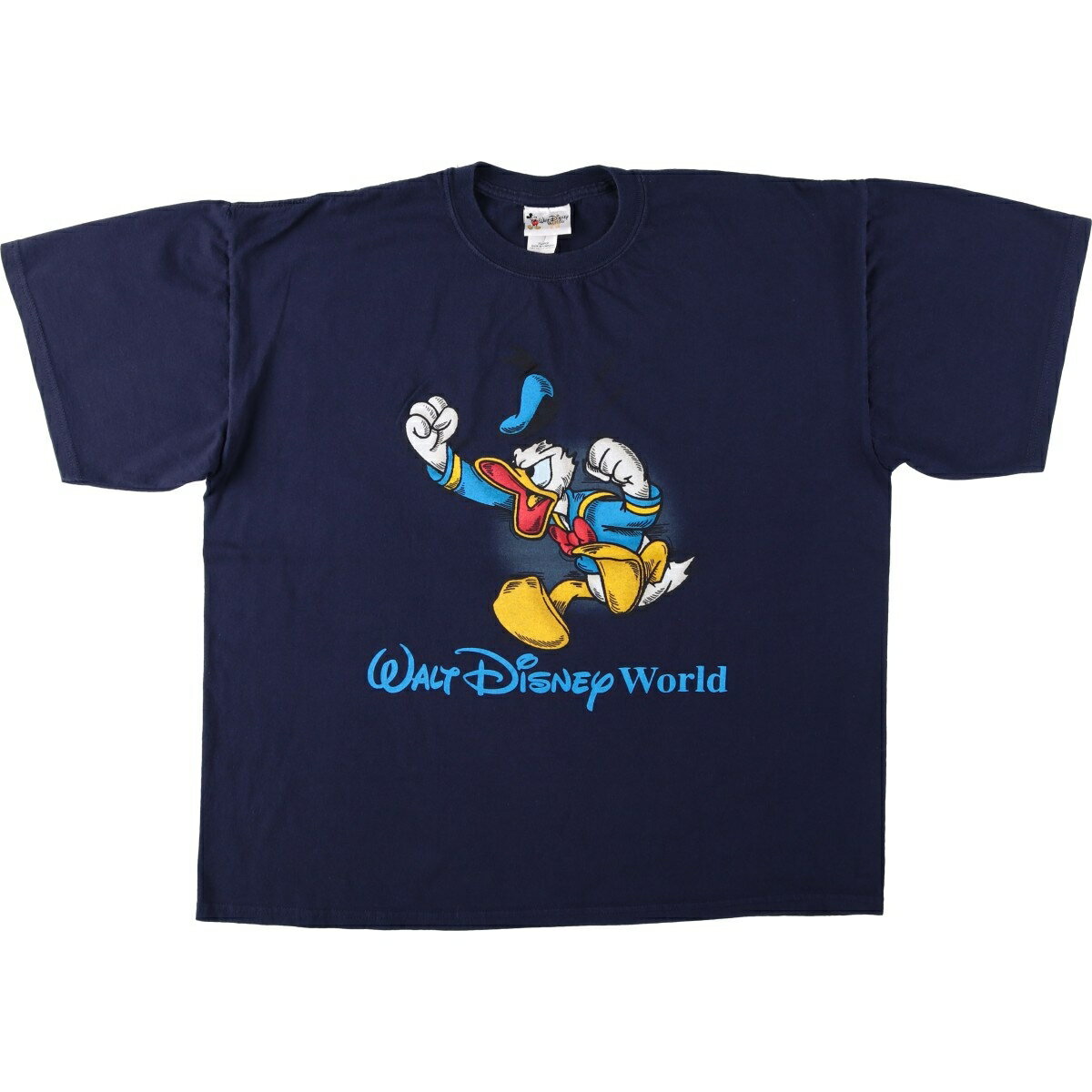 古着 90~00'S Walt Disney World Donald Duck ドナルドダック キャラクタープリントTシャツ メンズXL相当 ヴィンテージ /eaa653859  