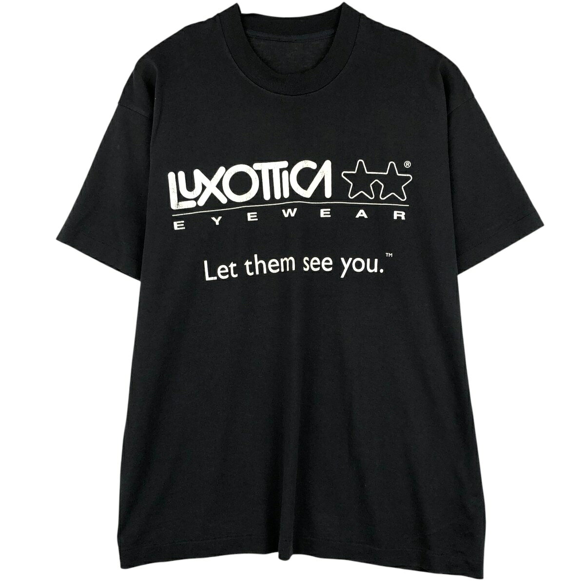 古着 90'S LUXOTTICA ルックスオティカ アドバタイジングTシャツ メンズXL相当 ヴィンテージ /eaa654221  