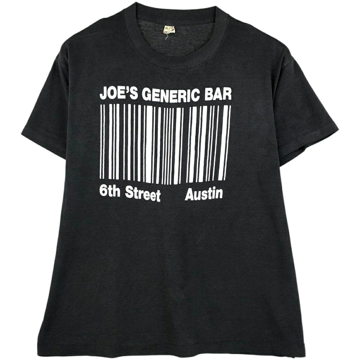 古着 80'S スクリーンスターズ SCREEN STARS JOE'S GENERIC BAR アドバタイジングTシャツ USA製 メンズXL相当 ヴィンテージ /eaa654243  