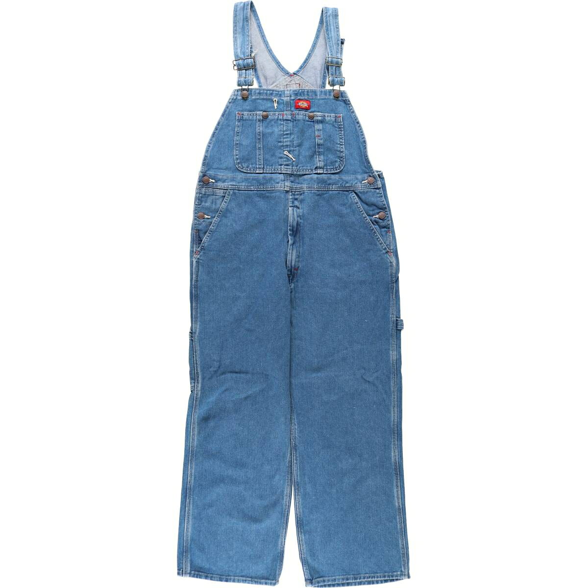 古着 ディッキーズ Dickies デニムオーバーオール メンズw36相当 /eaa654609 【中古】 【260705】