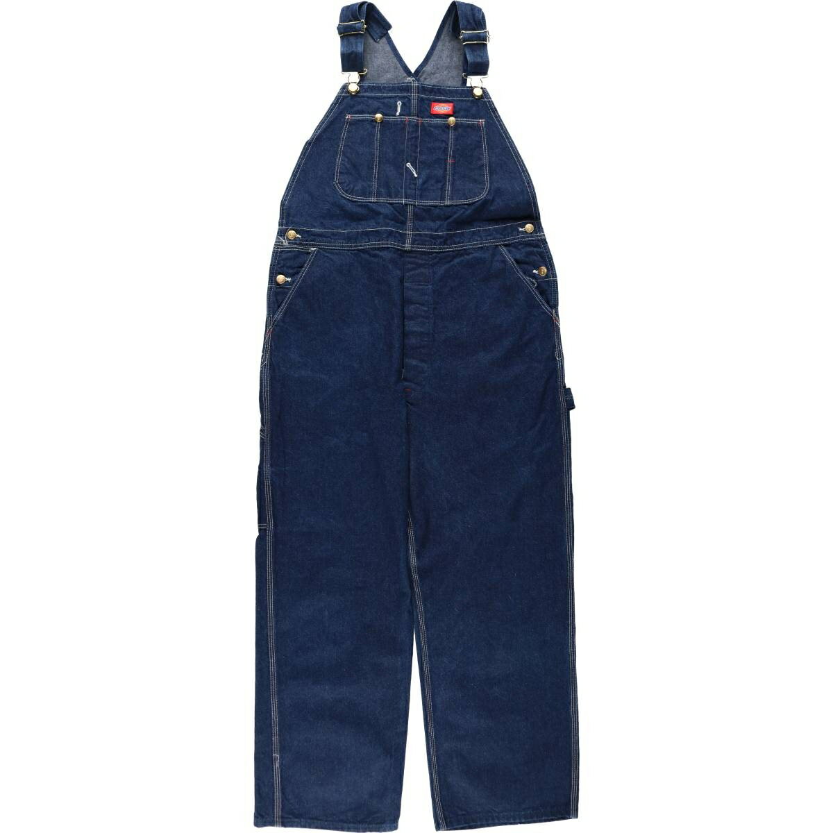 商品詳細 ブランド・Dickies・ディッキーズ・ 特徴・ボタンフライ・ハンマーループ・スパナポケット・濃紺・ヴィンテージ・ モデル/形状・デニムオーバーオール・ 素材・コットン:100%・ 色・ブルー系 青色・ 柄・無地・ロゴパッチ・ 生産国・USA製・ 年代・90年代・ サイズ・メンズw38・表記サイズ:38×30・総丈:151cm・ウエスト:98cm・股下:75cm・もも周り:76cm・裾周り:54cm・ コンディション・C・ カテゴリ・メンズ・ボトムス・ロングパンツ・オーバーオール・ 商品番号・eaa654613・ 取扱店・・ スタッフコメントDickies デニムオーバーオール / メンズw38 / 商品番号 eaa654613 USEDデニムですので使用感、擦れ、色落ちなどございますが、まだまだご愛用していただけます。 古着という事をご理解の上ご注文よろしくお願いします。 【状態追記】 ●左右裾に裾上げ跡あり ●前内側、左ポケット内袋に汚れ※状態は当社独自の基準です。 着用感表記サイズ総丈ウエスト股下もも周り裾周り メンズw3838×30(※着用感、表記サイズは目安です。)151cm98cm75cm76cm54cm ※測定値の若干の誤差はご了承下さい。サイズガイドはこちら ブランドDickiesディッキーズ 特徴ボタンフライ / ハンマーループ / スパナポケット / 濃紺 / ヴィンテージモデル/形状デニムオーバーオール素材コットン:100%色ブルー系 青色柄無地 / ロゴパッチ生産国USA製年代90年代カテゴリオーバーオール商品番号eaa654613取扱店　　 ディッキーズの他の商品を見るオーバーオールの他の商品を見る