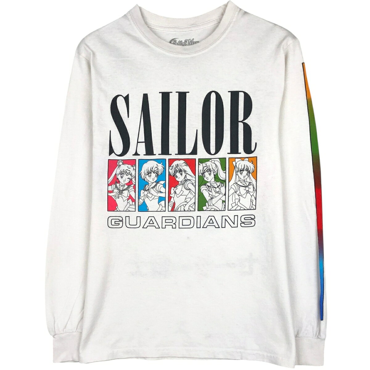 古着 Sailor Moon セーラームーン アニメ キャラクタープリントロングTシャツ ロンT メンズS相当 /eaa655133 【中古】 【260802】