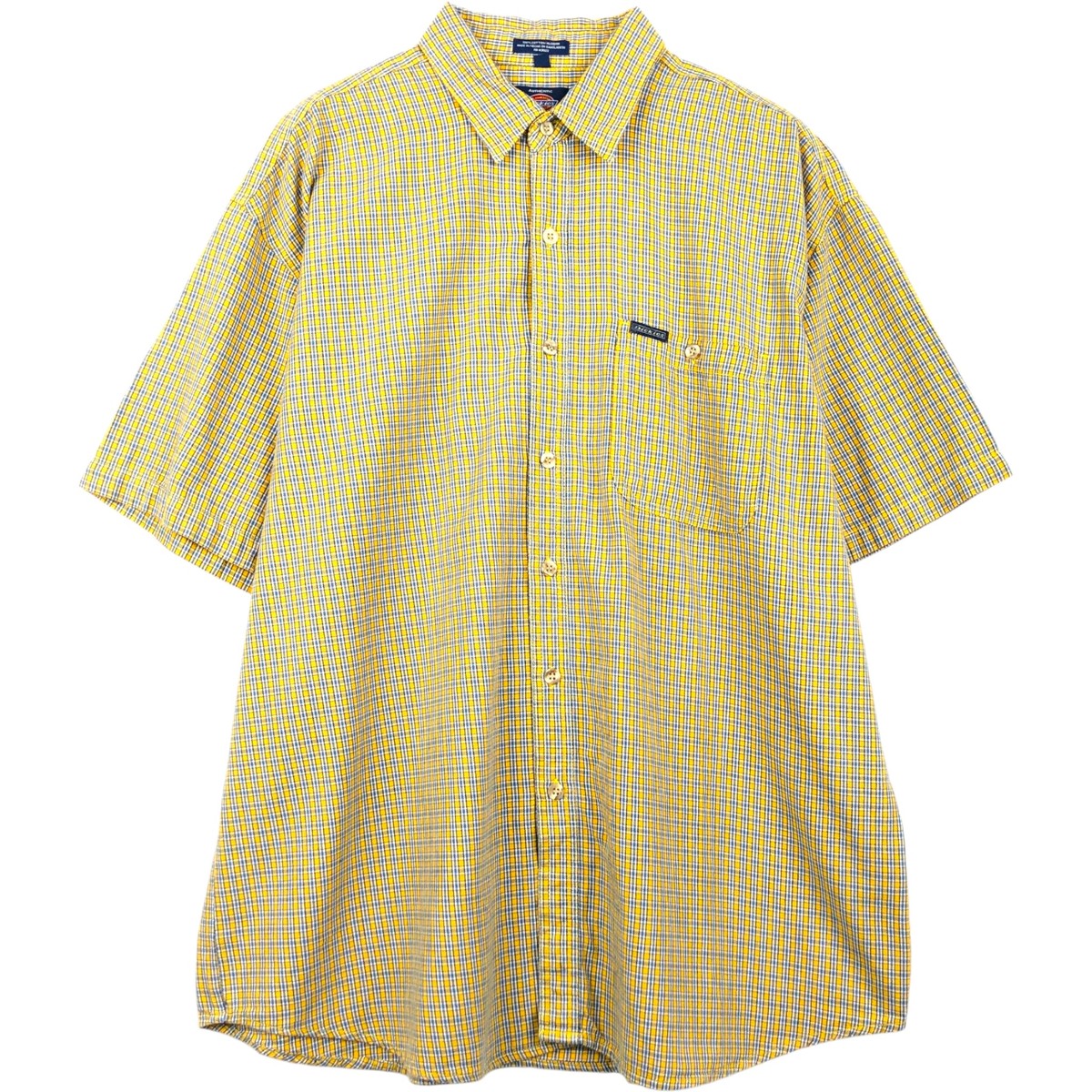 古着 ディッキーズ Dickies チェック柄 半袖 ワークシャツ メンズXL相当 /eaa655241 【中古】 【260704】