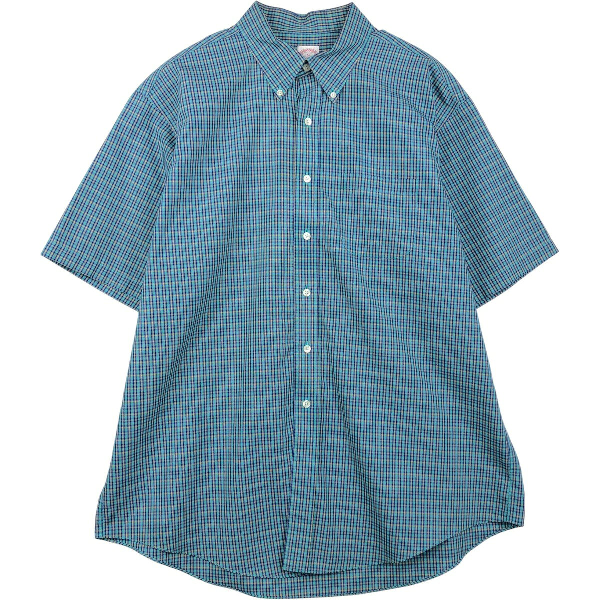 商品詳細 ブランド・Brooks Brothers・ブルックスブラザーズ・ 特徴・ボタンダウン・半袖・ モデル/形状・半袖 ボタンダウン チェックシャツ・ 素材・コットン:100%・ 色・ターコイズブルー・ 柄・チェック柄・ 生産国・マレーシア製・ 年代 サイズ・メンズXL・表記サイズ:XL・着丈:85.5cm・身幅:68cm・肩幅:55cm・袖丈:28.5cm・ コンディション・B・ カテゴリ・メンズ・トップス・半袖シャツ・半袖ボタンダウンシャツ・ 商品番号・eaa655385・ 取扱店・・ スタッフコメント写真と実物とでは色味が異なる恐れがございます。素材表記のコットンは正しくはスーピマコットンです。Brooks Brothers 半袖 ボタンダウン チェックシャツ / メンズXL / 商品番号 eaa655385 USEDですので使用感などございますが、まだまだご愛用していただけます。 古着という事をご理解の上ご注文よろしくお願いします。※状態は当社独自の基準です。 着用感表記サイズ着丈身幅肩幅袖丈 メンズXLXL(※着用感、表記サイズは目安です。)85.5cm68cm55cm28.5cm ※測定値の若干の誤差はご了承下さい。サイズガイドはこちら ブランドBrooks Brothersブルックスブラザーズ 特徴ボタンダウン / 半袖モデル/形状半袖 ボタンダウン チェックシャツ素材コットン:100%色ターコイズブルー柄チェック柄生産国マレーシア製年代-カテゴリ半袖ボタンダウンシャツ商品番号eaa655385取扱店　　 写真と実物とでは色味が異なる恐れがございます。素材表記のコットンは正しくはスーピマコットンです。ブルックスブラザーズの他の商品を見る半袖ボタンダウンシャツの他の商品を見る