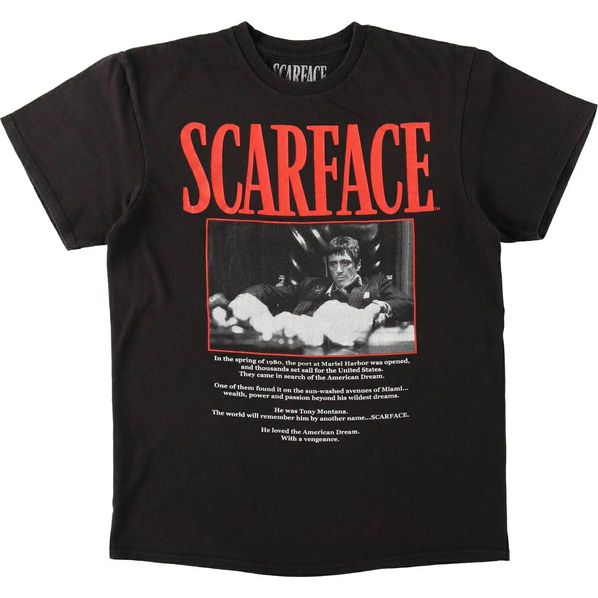 古着 リップルジャンクション RIPPLE JUNCTION Scarface スカーフェイス 映画 ムービーTシャツ レディースM相当 /eaa655507   