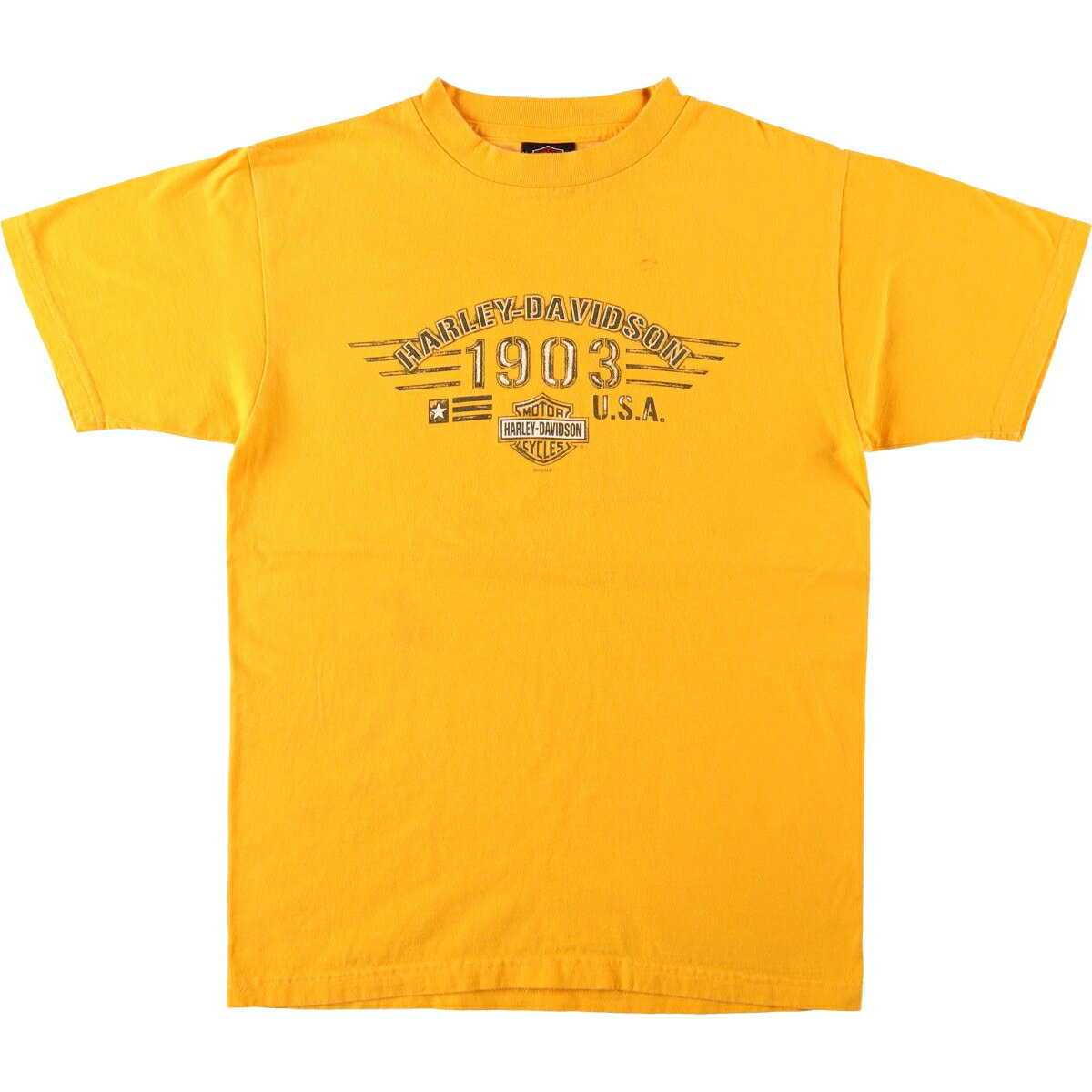 楽天市場】ハーレーダビッドソン Tシャツ（カラーイエロー）の通販