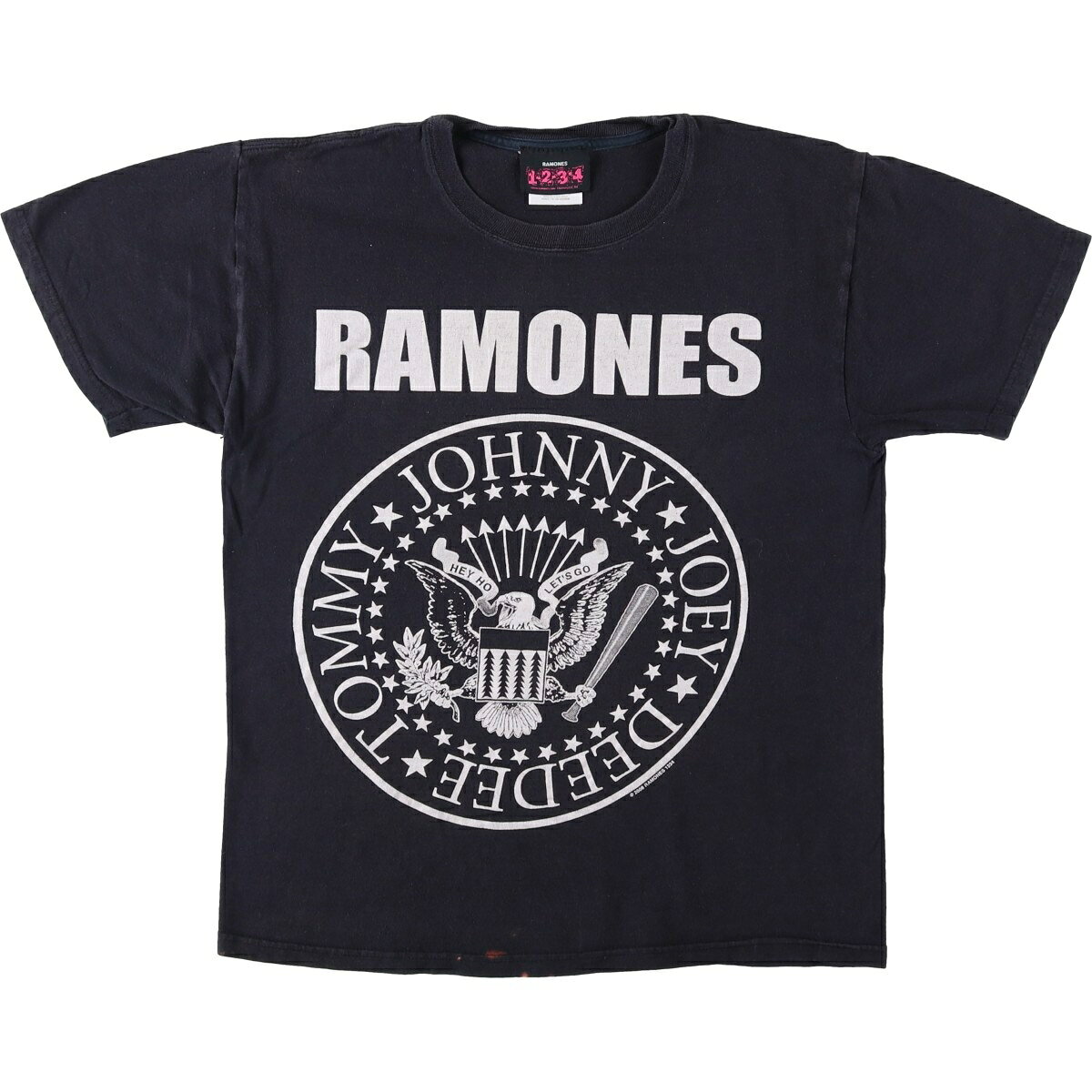 古着 00'S RAMONES ラモーンズ 鷲柄 イーグル柄 バンドTシャツ バンT メンズM相当 /eaa656092  