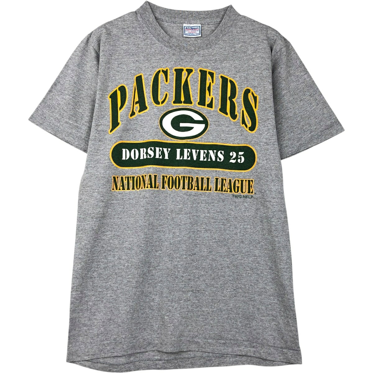 古着 00'S All Sports NFL GREEN BAY PACKERS グリーンベイパッカーズ スポーツプリントTシャツ USA製 メンズM相当 /eaa656431  