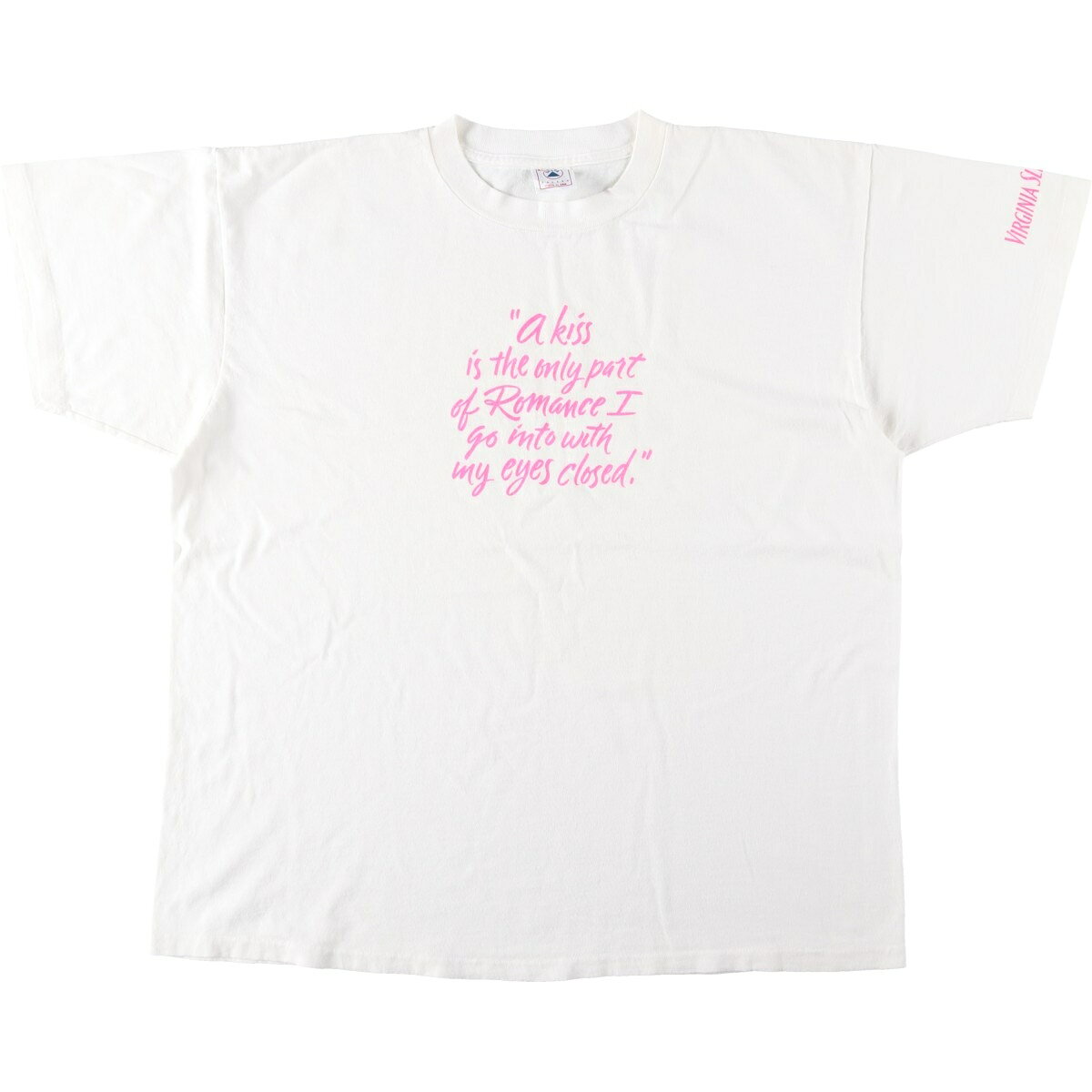 古着 90'S デルタ DELTA メッセージプリントTシャツ USA製 メンズXL相当 ヴィンテージ /eaa656469  
