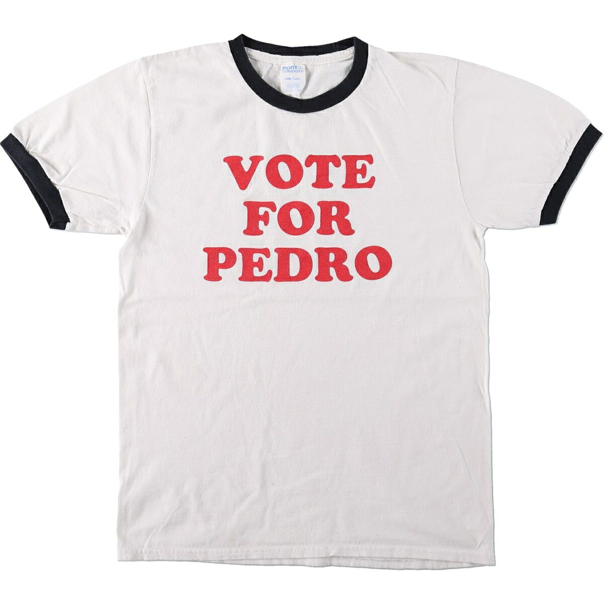 古着 PORT&COMPANY Napoleon Dynamite ナポレオンダイナマイト ムービー リンガーTシャツ メンズS相当 /eaa657124 【中古】 【260814】