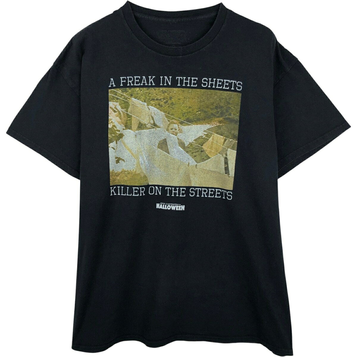 古着 HALLOWEEN ハロウィン 映画 ムービーTシャツ メンズXL相当 /eaa657158  ...