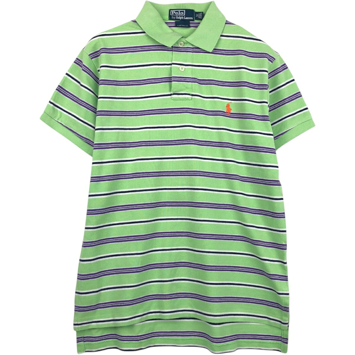 新品 44 19ss marni ボーダーポロ シャツ 緑 8813 楽天市場】polo ralph lauren ボーダー グリーン（ポロシャツ