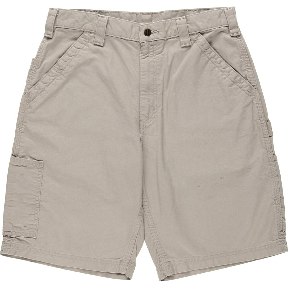 古着 カーハート Carhartt ORIGINAL FIT ダック地ペインターショーツ ハーフパンツ メンズw34相当 /eaa658255 【中古】 【260718】 グレー系 春夏秋
