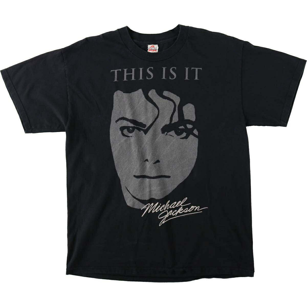 古着 00'S アルスタイル ALSTYLE MICHAEL JACKSON マイケルジャクソン バンドTシャツ バンT メンズL相当 /eaa658343 【中古】 【260724】 【GR-NV-2608】