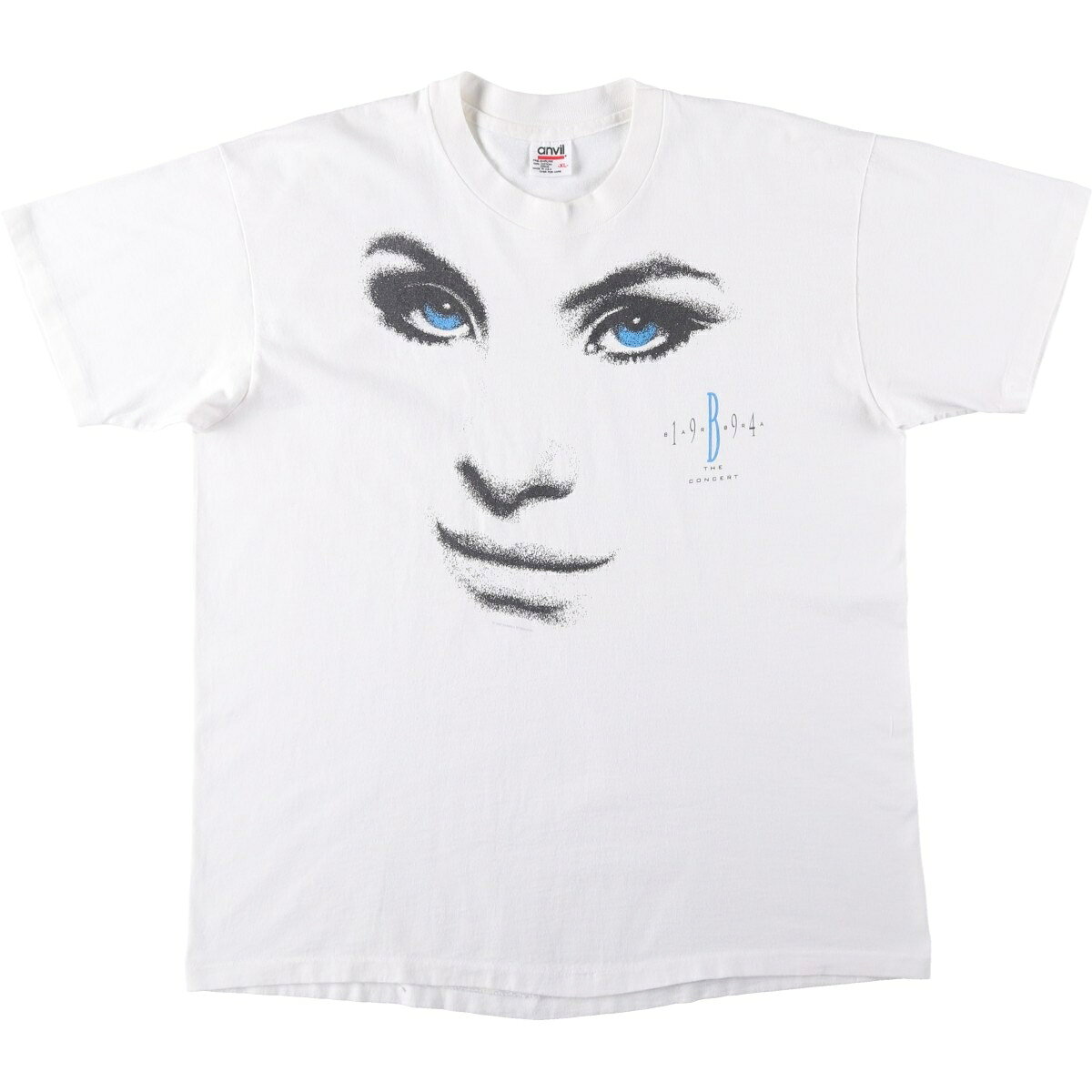 古着 90'S アンビル Anvil BARBRA STREISAND バーブラストライサンド バンドTシャツ バンT USA製 メンズXL相当 ヴィンテージ /eaa658359 【中古】 【260725】 【GR-UN-2608】