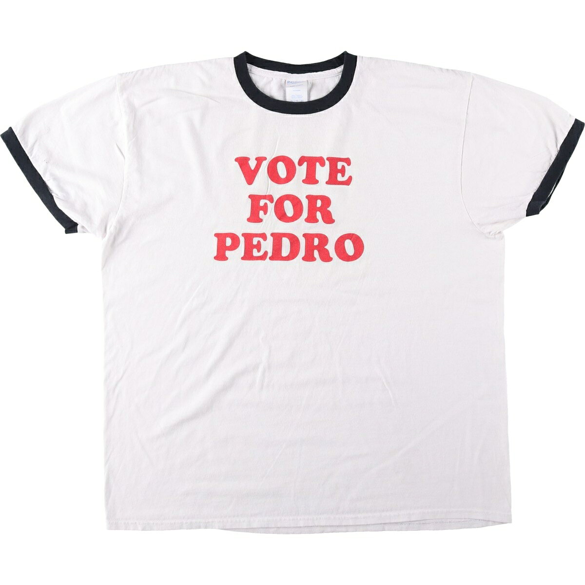 古着 PORT&COMPANY Napoleon Dynamite ナポレオンダイナマイト ムービー リンガーTシャツ メンズXL相当 /eaa658575 【中古】 【260719】