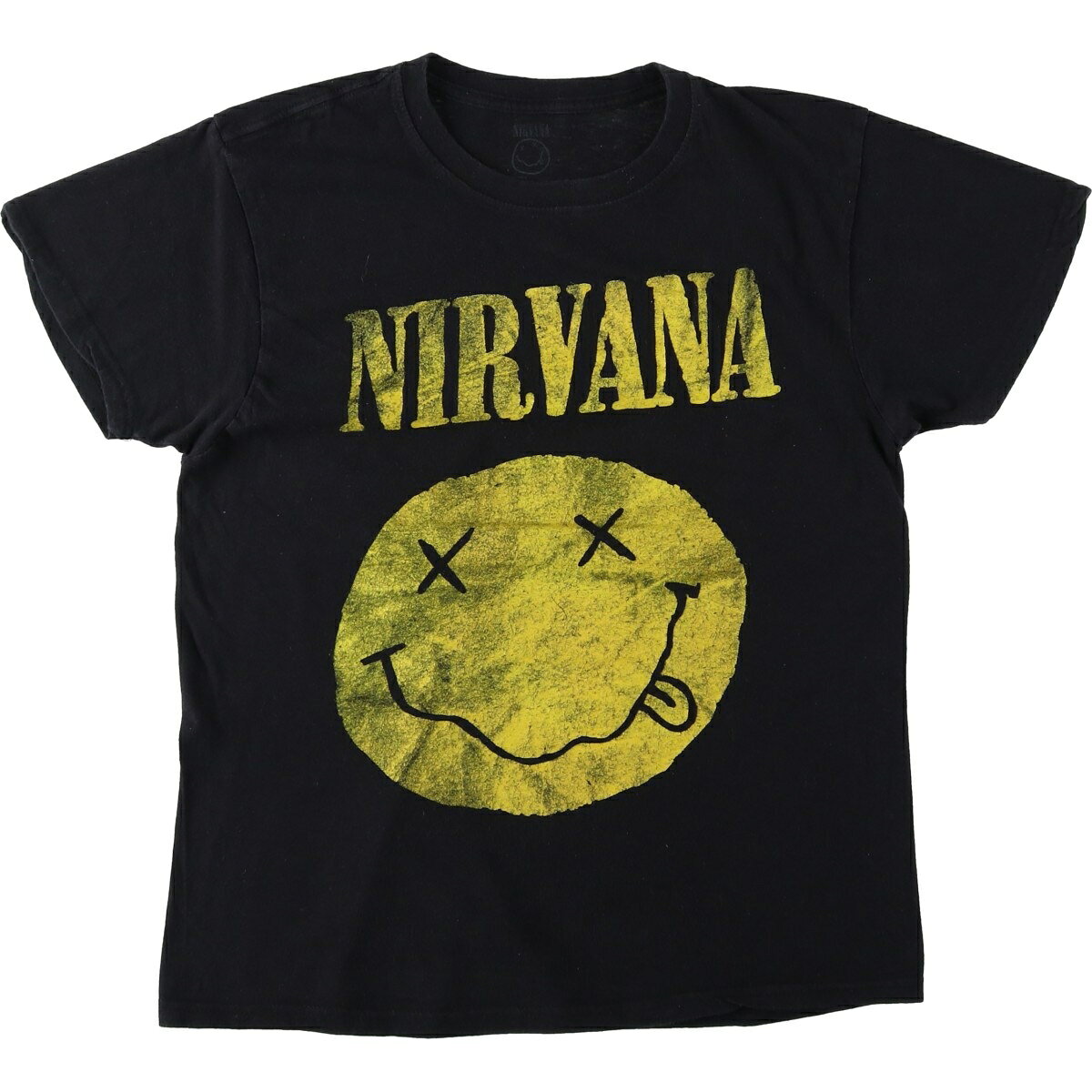 商品詳細 ブランド・UNKNOWN・ 特徴・クルーネック(丸首)・半袖・ロック・ モデル/形状・NIRVANA ニルヴァーナ・バンドTシャツ バンT・ 素材・コットン:100%・ 色・ブラック系 黒色・ 柄・プリント・ 生産国・ホンジュラス製・ 年代 サイズ・メンズM・表記サイズ:M・着丈:62cm・身幅:47.5cm・肩幅:42.5cm・袖丈:15cm・ コンディション・C・ カテゴリ・メンズ・トップス・Tシャツ・バンドTシャツ・ 商品番号・eaa658810・ 取扱店・・ スタッフコメントNIRVANA ニルヴァーナ バンドTシャツ バンT / メンズM / 商品番号 eaa658810 USEDですので使用感などございますが、まだまだご愛用していただけます。 古着という事をご理解の上ご注文よろしくお願いします。 【状態追記】 ●前、胸部のプリントに剥離※状態は当社独自の基準です。 着用感表記サイズ着丈身幅肩幅袖丈 メンズMM(※着用感、表記サイズは目安です。)62cm47.5cm42.5cm15cm ※測定値の若干の誤差はご了承下さい。サイズガイドはこちら ブランドUNKNOWN 特徴クルーネック(丸首) / 半袖 / ロックモデル/形状NIRVANA ニルヴァーナ / バンドTシャツ バンT素材コットン:100%色ブラック系 黒色柄プリント生産国ホンジュラス製年代-カテゴリバンドTシャツ商品番号eaa658810取扱店　　 バンドTシャツの他の商品を見る