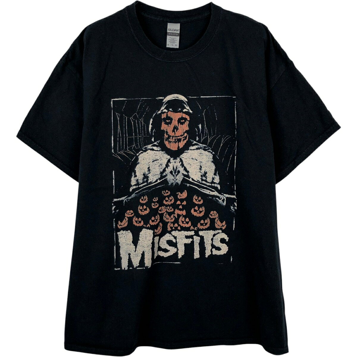 古着 ギルダン GILDAN MISFITS ミスフィッツ ドクロ柄 スカル柄 バンドTシャツ バンT メンズXL相当 /eaa660330 【中古】 【260802】