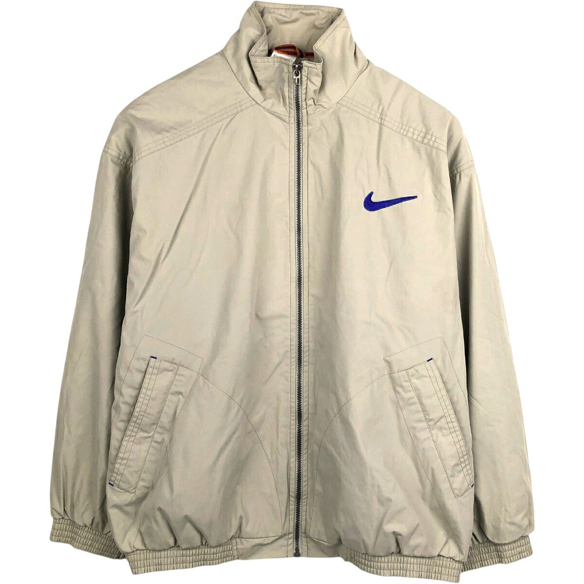 00s NIKE ACG ナイロン ジャケット XXL ビッグサイズ ベージュ グレー