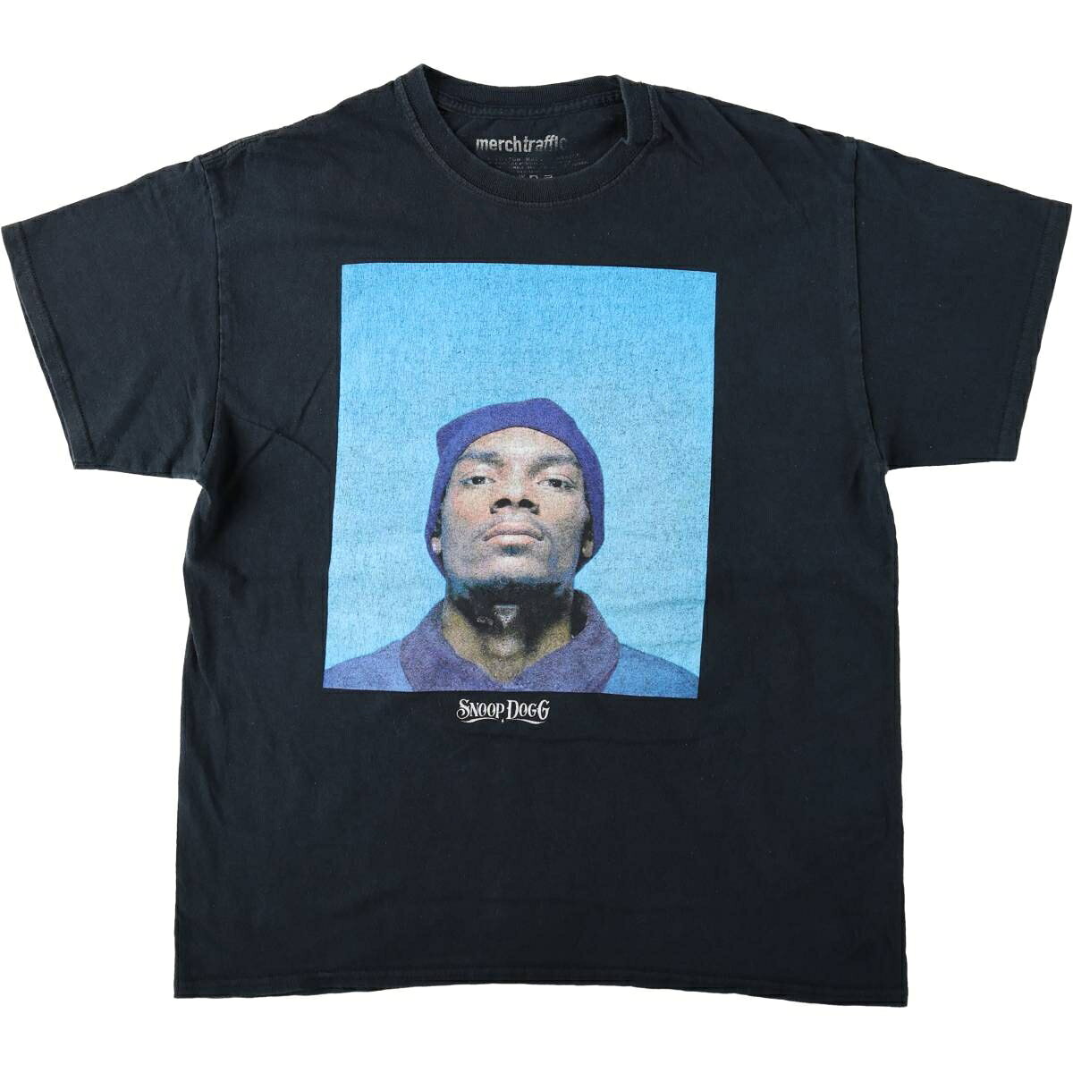 古着 MERCH TRAFFIC SNOOP DOGG スヌープドッグ ラップTシャツ ラップT メンズL相当 /eaa662305 【中古】 【260818】 ブラック系 春夏秋