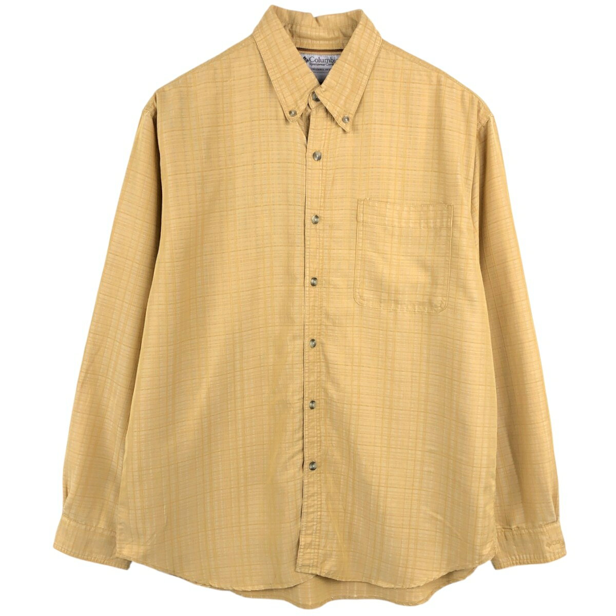 古着 00'S コロンビア Columbia GRT 長袖 ボタンダウンチェックシャツ メンズL相当 /eaa663010 【中古】 【260810】