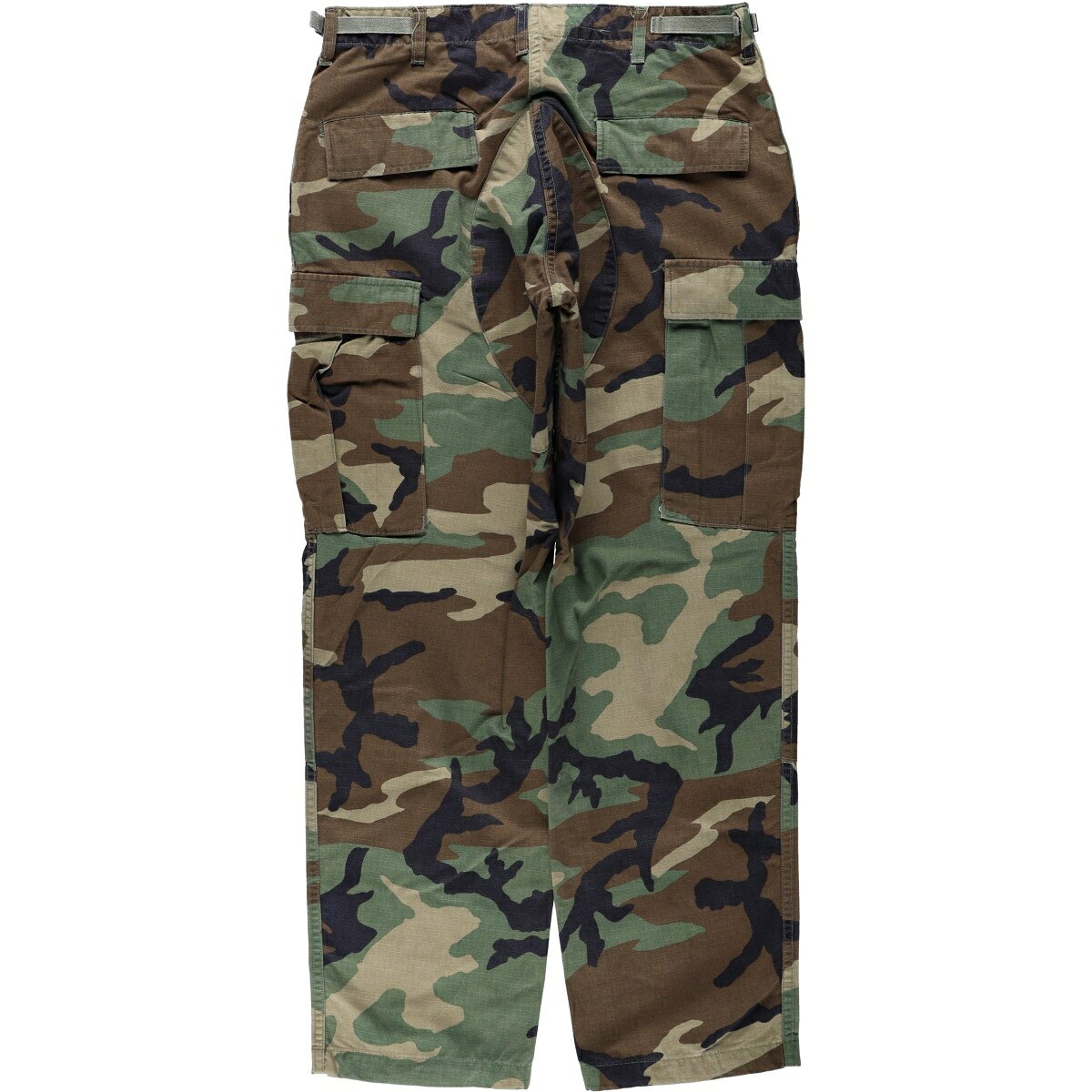 古着 00'S 米軍実品 迷彩柄 ウッドランドカモ リップストップ ミリタリー カーゴパンツ コンバットパンツ USA製 MEDIUM-REGULAR メンズw34相当 /eaa664075 【中古】 【260803】 jam-ing-11591380 古着屋JAM サンプル画像2