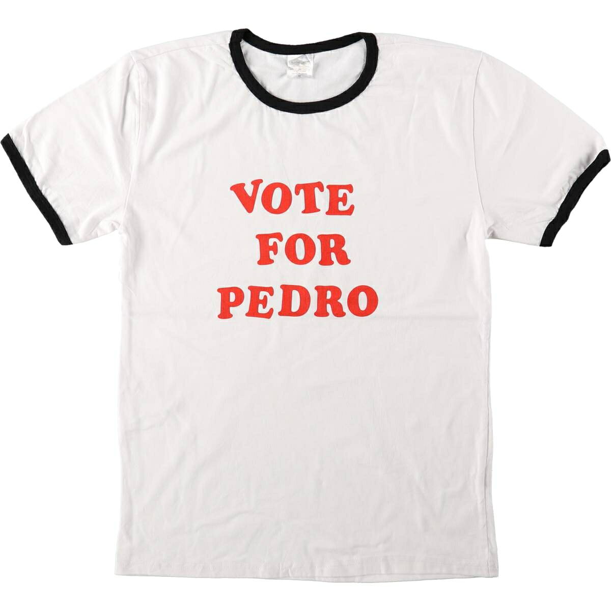 古着 NAPOLEON DYNAMITE ナポレオン ダイナマイト ムービー 3連プリント リンガーTシャツ メンズM相当 /eaa664465 【中古】 【260810】 ホワイト系 春夏秋