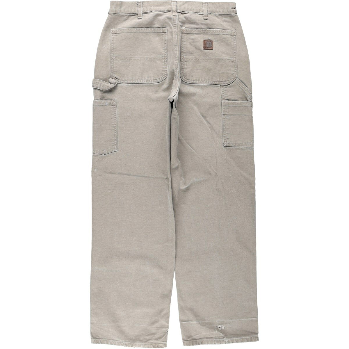 古着屋JAMの古着 00'S カーハート Carhartt Dungaree Fit ダックペインターパンツ メンズw32相当 /eaa664979 【中古】 【260810】 ベージュ系 春夏秋冬｜アングル2