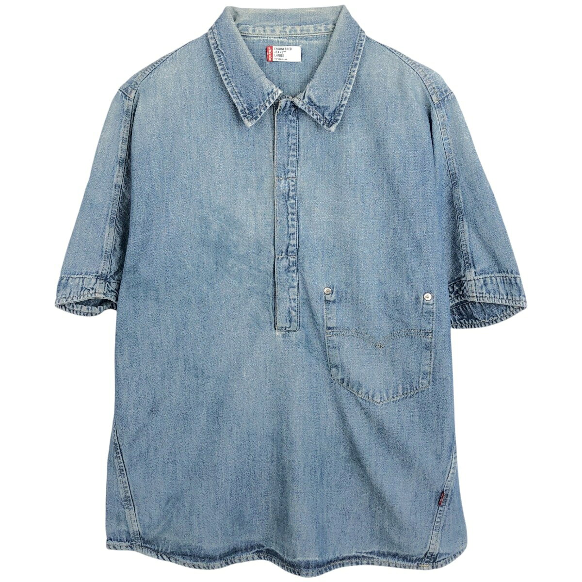 【美品】LEVIS VINTAGE CLOTHING イタリア製　プルオーバー 楽天市場】デニム プルオーバー（ブランドリーバイス）（メンズ