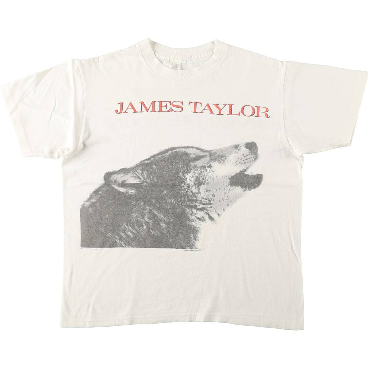 古着 80'S JAMES TAYLOR ジェームステイラー バンドTシャツ バンT USA製 メンズXL相当 /eaa670215 【中古】 【260830】