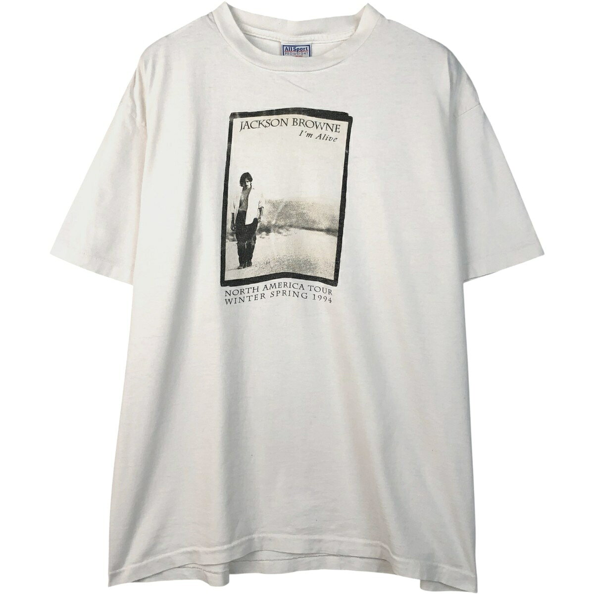 古着 All Sport Jackson Browne ジャクソン ブラウン バンドTシャツ バンT USA製 メンズXL相当 /eaa670228 【中古】 【260828】