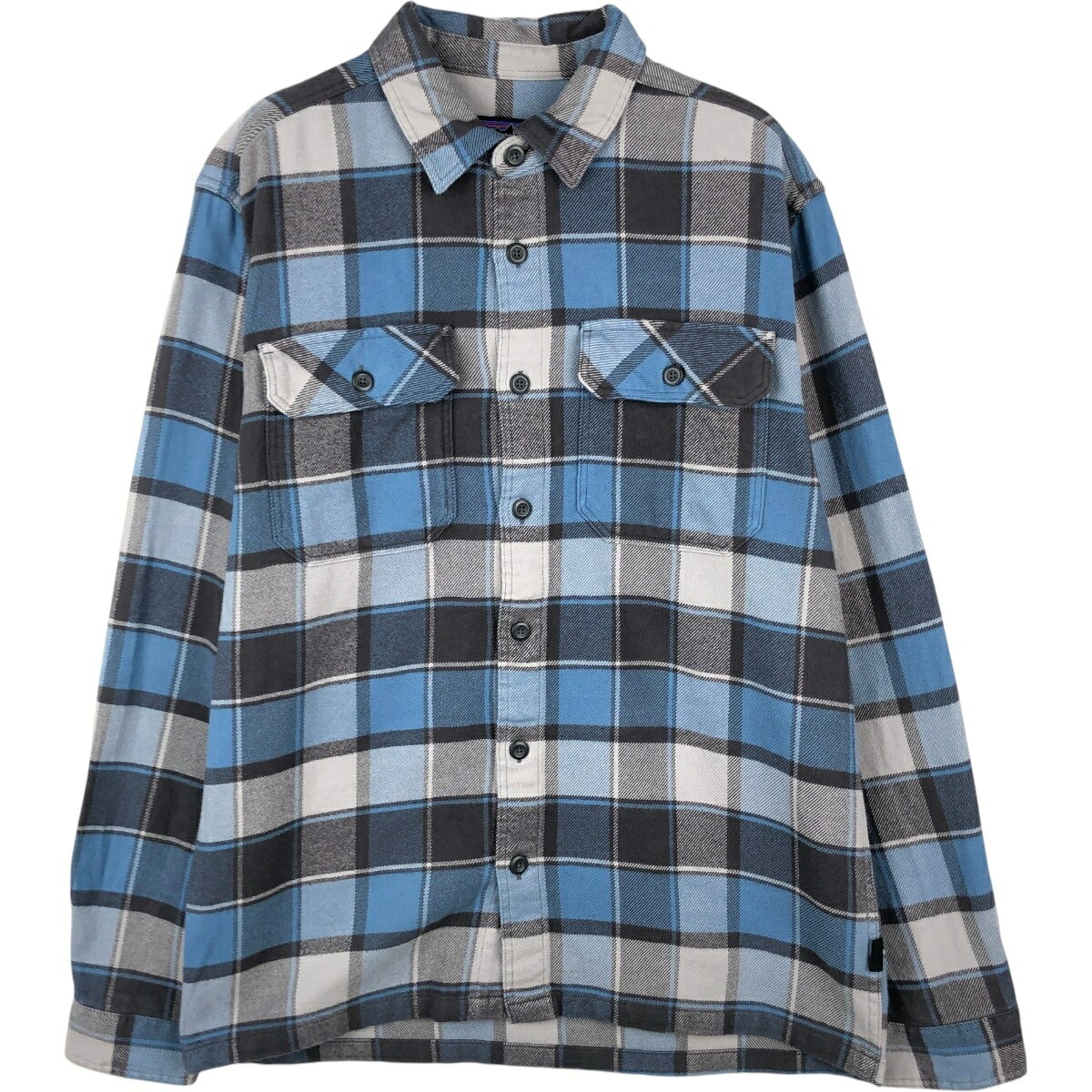 00s patagonia ボロックスシャツ 開襟シャツ チェック柄 水色 M 00s patagonia ボロックスシャツ 開襟シャツ チェック柄 水色 M メンズ