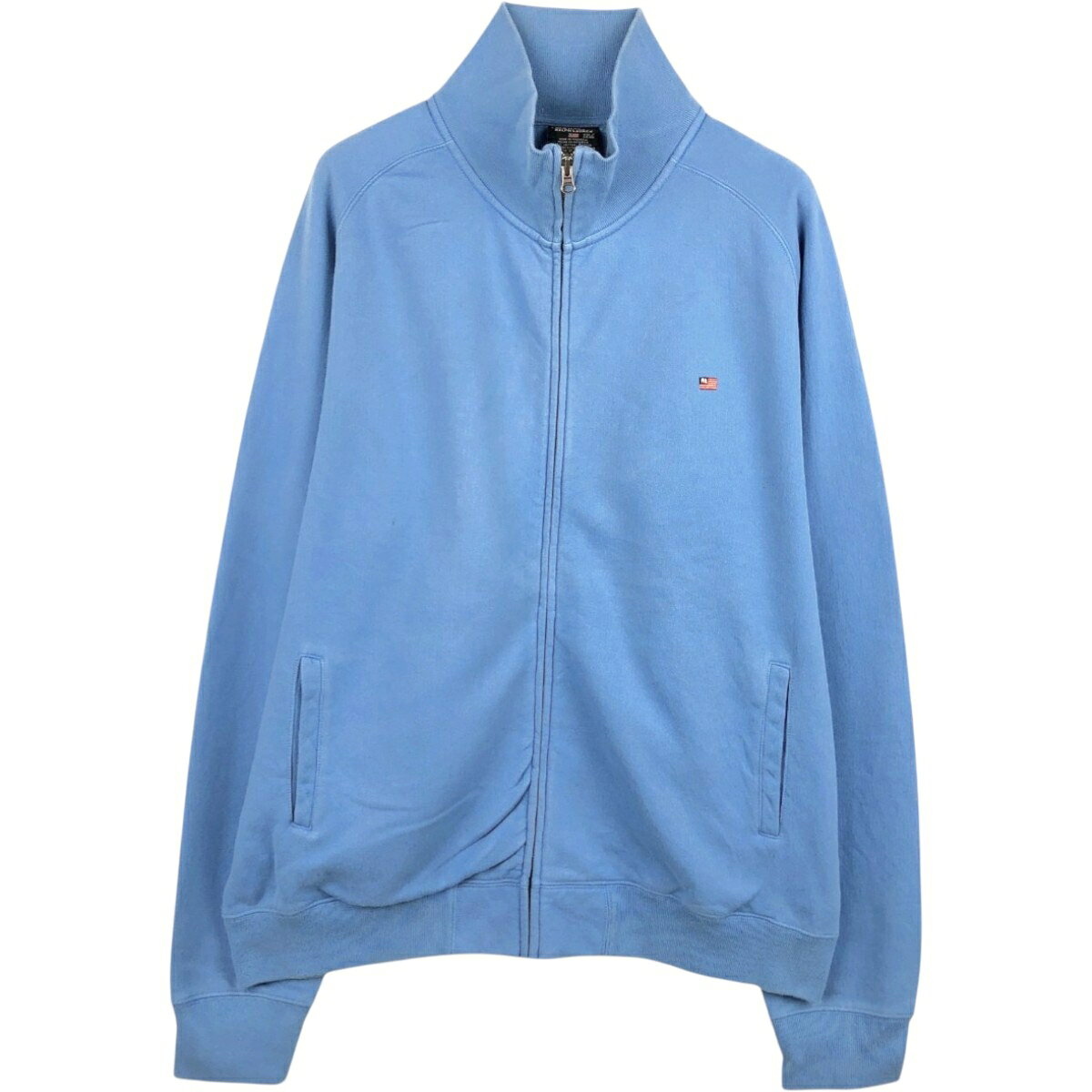商品詳細 ブランド・Ralph Lauren・ラルフローレン・ 特徴・フルジップ・長袖・ラグランスリーブ・ モデル/形状・POLO JEANS COMPANY・フルジップスウェットシャツ トレーナー・ 素材・コットン:62%・ポリウレタン:38%・ 色・ブルー系 水色・ 柄・無地・ワンポイント・ 生産国・インドネシア製・ 年代 サイズ・メンズXXL・表記サイズ:XXL・着丈:71.5cm・身幅:65.5cm・裄丈:98.5cm・袖丈(脇下計測):62cm・ コンディション・C・ カテゴリ・メンズ・トップス・スウェット・ジップスウェット・ 商品番号・eaa679710・ 取扱店・・ スタッフコメント写真と実物とでは色味が異なる恐れがございます。Ralph Lauren POLO JEANS COMPANY フルジップスウェットシャツ トレーナー / メンズXXL / 商品番号 eaa679710 USEDですので使用感などございますが、まだまだご愛用していただけます。 古着という事をご理解の上ご注文よろしくお願いします。 【状態追記】 ●全体に汚れ※状態は当社独自の基準です。 着用感表記サイズ着丈身幅裄丈袖丈(脇下計測) メンズXXLXXL(※着用感、表記サイズは目安です。)71.5cm65.5cm98.5cm62cm ※測定値の若干の誤差はご了承下さい。サイズガイドはこちら ブランドRalph Laurenラルフローレン 特徴フルジップ / 長袖 / ラグランスリーブモデル/形状POLO JEANS COMPANY / フルジップスウェットシャツ トレーナー素材コットン:62% / ポリウレタン:38%色ブルー系 水色柄無地 / ワンポイント生産国インドネシア製年代-カテゴリジップスウェット商品番号eaa679710取扱店　　 写真と実物とでは色味が異なる恐れがございます。ラルフローレンの他の商品を見るジップスウェットの他の商品を見る