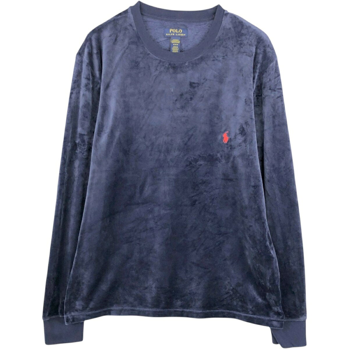 商品詳細 ブランド・Ralph Lauren・ラルフローレン・ 特徴・クルーネック(丸首)・長袖・ベロア・ モデル/形状・ワンポイントロゴスウェットシャツ トレーナー・ 素材・ポリエステル:94%・スパンデックス:6%・ 色・ネイビー系 紺色・ 柄・無地・ワンポイント・ 生産国・カンボジア製・ 年代 サイズ・メンズM・表記サイズ:M・着丈:68cm・身幅:53cm・肩幅:46.5cm・袖丈:65.5cm・ コンディション・C・ カテゴリ・メンズ・トップス・スウェット・トレーナー・ 商品番号・eaa681567・ 取扱店・・ スタッフコメント写真と実物とでは色味が異なる恐れがございます。Ralph Lauren ワンポイントロゴスウェットシャツ トレーナー / メンズM / 商品番号 eaa681567 USEDですので使用感などございますが、まだまだご愛用していただけます。 古着という事をご理解の上ご注文よろしくお願いします。 【状態追記】 ●前、中央胸部に汚れ※状態は当社独自の基準です。 着用感表記サイズ着丈身幅肩幅袖丈 メンズMM(※着用感、表記サイズは目安です。)68cm53cm46.5cm65.5cm ※測定値の若干の誤差はご了承下さい。サイズガイドはこちら ブランドRalph Laurenラルフローレン 特徴クルーネック(丸首) / 長袖 / ベロアモデル/形状ワンポイントロゴスウェットシャツ トレーナー素材ポリエステル:94% / スパンデックス:6%色ネイビー系 紺色柄無地 / ワンポイント生産国カンボジア製年代-カテゴリトレーナー商品番号eaa681567取扱店　　 写真と実物とでは色味が異なる恐れがございます。ラルフローレンの他の商品を見るトレーナーの他の商品を見る