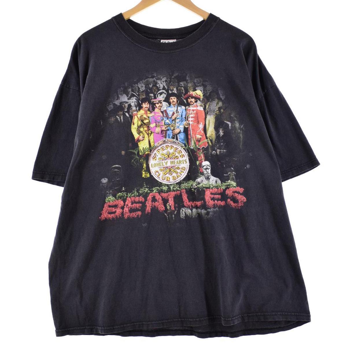 古着 90年代 ギルダン GILDAN THE BEATLES ビートルズ Sgt. Pepper's Lonely Hearts Club Band サージェント ペパーズ ロンリー ハーツ クラブ バンド バンドTシャツ バンT メンズXXL ヴィンテージ /eva001706 【中古】【N2206】 【220702】