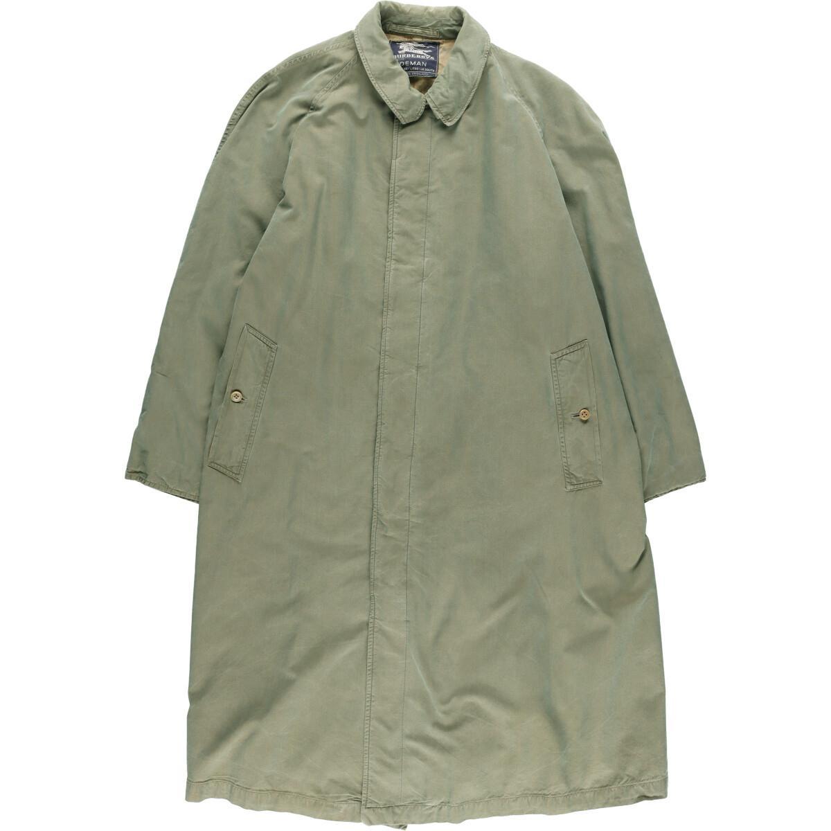 ＼10%OFF／古着 50'S バーバリー Burberry's DEMAN ステンカラーコート バルマカーンコート 英国製 メンズM ヴィンテージ /eva001834 【中古】【N2301】 【221218】 【SS2406】