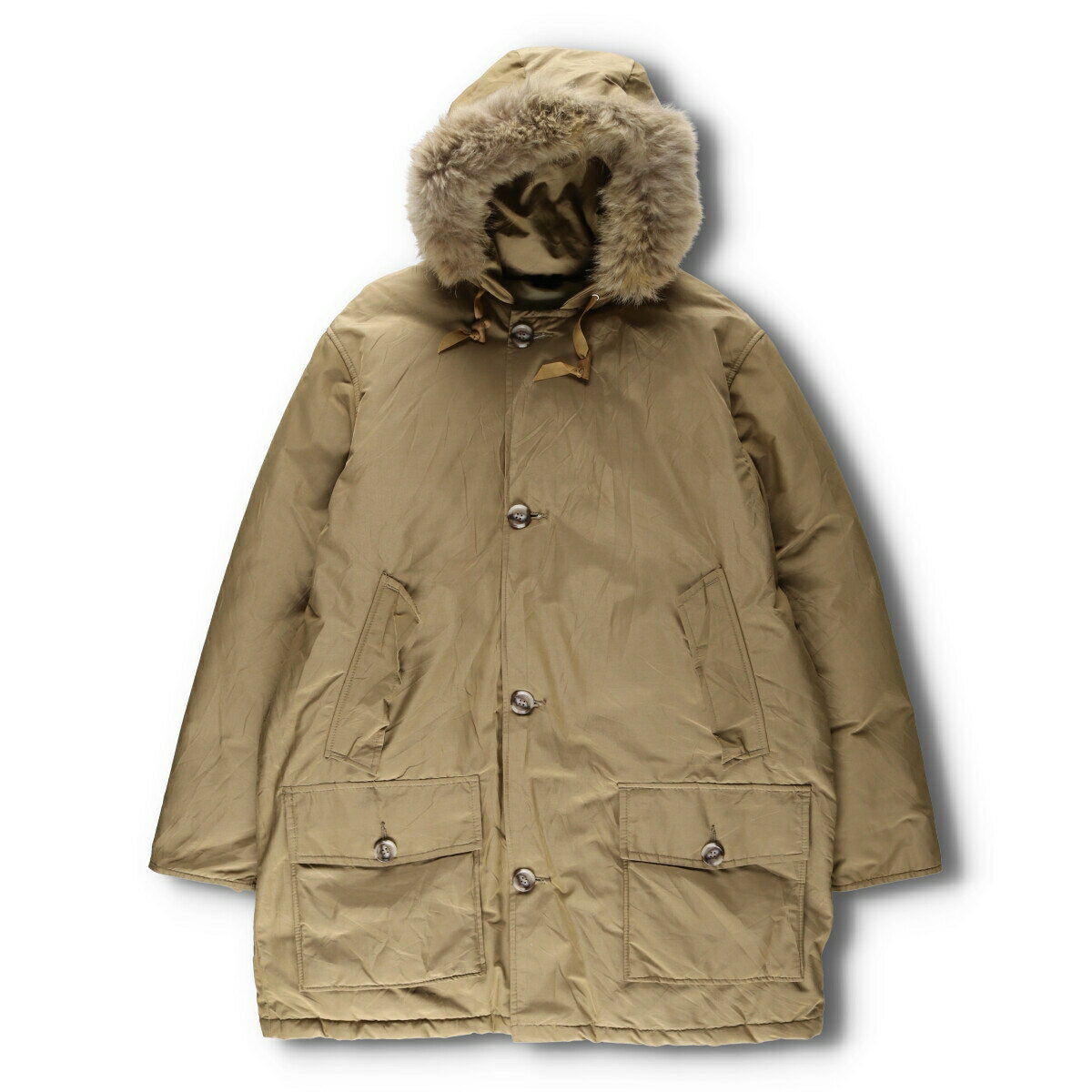 古着 70'S ウールリッチ WOOLRICH 白タグ ARCTIC PARKA アークティックパーカー グースダウンパーカー メンズL相当 ヴィンテージ /eva003418 【中古】 【241207】 【N2412】
