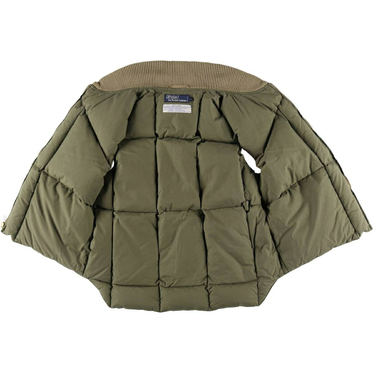 古着 80'S~ ラルフローレン Ralph Lauren POLO by Ralph Lauren ダウンベスト メンズL相当 ヴィンテージ /eva003482 【中古】 【250212】 【V2502】