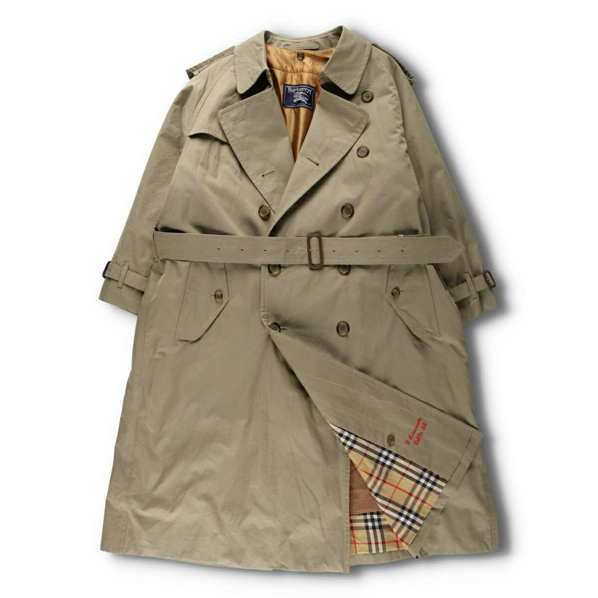 古着 バーバリー Burberry's BURBERRYS OF LONDON 一枚袖 コットン100％ トレンチコート メンズL相当 /eva003654 【中古】 【260214】 【V2602】