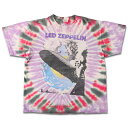 楽天古着屋JAM古着 雰囲気系 90'S LED ZEPPELIN レッドツェッペリン タイダイ柄 バンドTシャツ バンT USA製 メンズXL ヴィンテージ /evb002312 【中古】【V2308】 【230811】