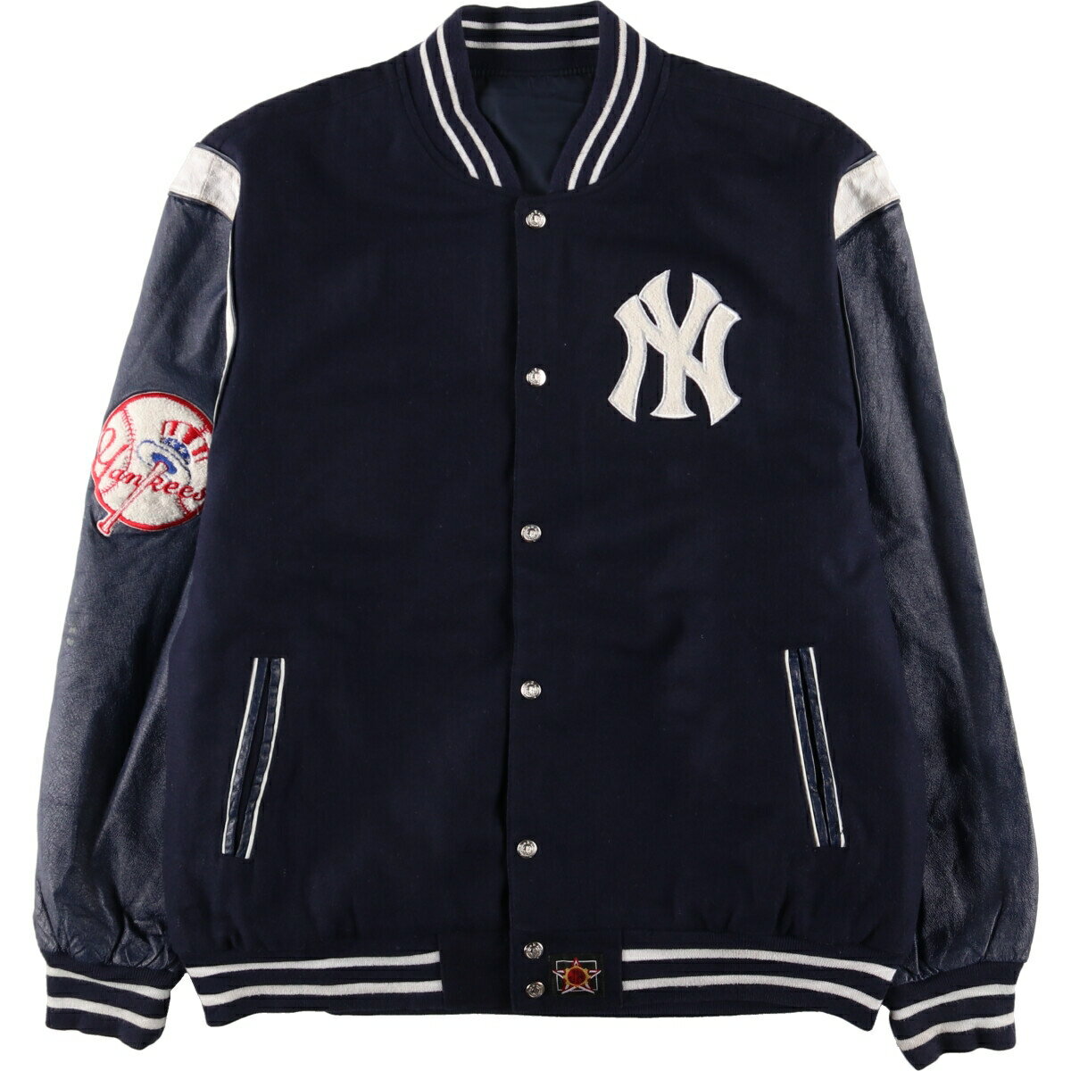 楽天市場】ヤンキース スタジャン（サイズ（S/M/L）3L）の通販